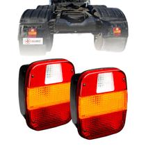 Kit 2 Lanternas Caminhão Ford Cargo 816 1519 2429 Lanterna Traseira Tipo Marmitão Antigo 1119 1419