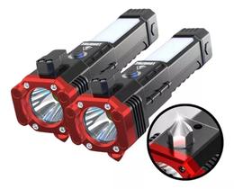 Kit 2 Lanternas Tática Indestrutível 4 Em 1 Usb Ultra Potente Kit 2 Lanternas Tática Indestrutível 4 Em 1 Usb Ultra Potente