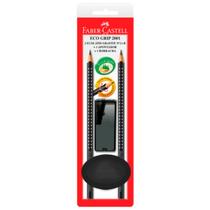 Kit 2 lápis preto EcoLápis n2, com Apontador e Borracha oval Faber Castell Kit 2 lápis preto EcoLápis n2, com Apontador e Borracha oval Faber Castell