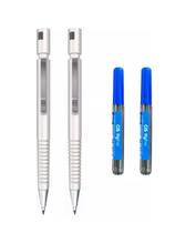 Kit 2 lapiseira Tecnocis 2.0 Branco + 2 Grafites Big Tree