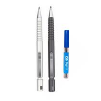 Kit 2 lapiseira Tecnocis 2.0 Cinza e Branco + Grafite 2.0