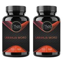 Kit 2 Laranja Moro 120 Capsulas 500mg Ethos Nutrition