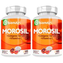 Kit 2 Laranja Moro + Colágeno Verisol + Vitamina C Bionutri 120 Cápsulas 500mg