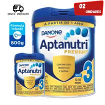 kit 2 Latas  Aptanutri Premium 3 800 gr,  Fórmula infantil em pó Danone Aptamil 3