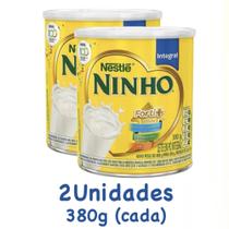 Kit 2 latas de Leite em Pó Integral Ninho Forti+ Lata 380g
