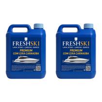 Kit 2 Lava Lancha Cera De Carnaúba FreshSki 5lt Lar Fresh