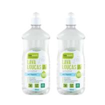 Kit 2 Lava Louças Natural Sensitive Biowash 650ml cada