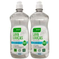 Kit 2 Lava Louças Sensitive Biowash 650ml