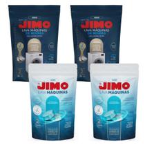 Kit 2 Lava Máquina De Lavar Roupas Pastilha 4x17g 2 Lava Máquina De Lavar Roupas 4x20g Limpeza Interna Tira Manchas Sujeiras Fiapos Higienização