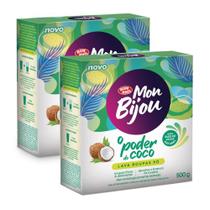 Kit 2 Lava Roupa em Pó Mon Bijou Coco 500g Kit 2 Lava Roupa em Pó Mon Bijou Coco 500g