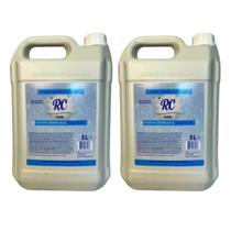 Kit 2 Lava Roupa Rc Sabão Liquido Azul Galão 5l Perfuma Limpa