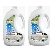 KIT 2 Lava Roupas Coco Barbarex 5L