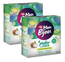 Kit 2 Lava Roupas Em Pó Mon Biju Coco Caixa 500G
