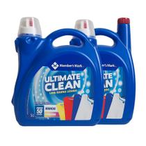 Kit 2 Lava Roupas Líquido 5L Members Mark Sabão de Limpeza Profunda Ultimate Clean