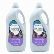 Kit 2 Lava Roupas Líquido Lavanda Positiva 6L Kit 2 Lava Roupas Líquido Lavanda Positiva 6L