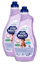 kit 2 Lava Roupas Vida Macia Glicerina E Amêndoas 2l kit 2 Lava Roupas Vida Macia Glicerina E Amêndoas 2l