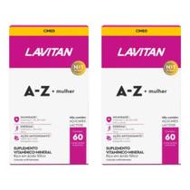 Kit 2 Lavitan A-Z Mulher com 60 Comprimidos