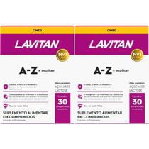 Kit 2 LAVITAN Az Multivitamínico Para Mulher Com 30 Comp