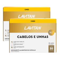 Kit 2 Lavitan Cabelos e Unhas 30 Cápsulas