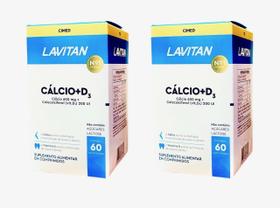 Kit 2 Lavitan Cálcio + Vitamina D3 60 Cápsulas - Cimed
