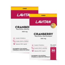 Kit 2 Lavitan Cranberry com 30 Cápsulas