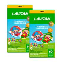 Kit 2 Lavitan Infantil Sabor Laranja, Uva e Limão com 60 Comprimidos Mastigáveis Kit 2 Lavitan Infantil Sabor Laranja, Uva e Limão com 60 Comprimidos Mastigáveis