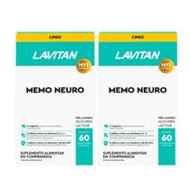 Kit 2 Lavitan Memo Neuro 60 Comprimidos Revestidos