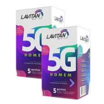Kit 2 Lavitan Mult 5G Homem com 60 Comprimidos