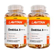 Kit 2 Lavitan Ômega 3 1000mg com 120 Cápsulas Moles