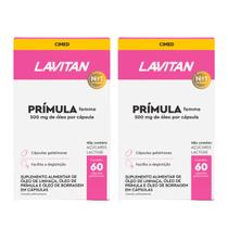 Kit 2 Lavitan Prímula Femme 500mg 60 Cápsulas Gelatinosas Kit 2 Lavitan Prímula Femme 500mg 60 Cápsulas Gelatinosas
