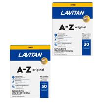 Kit 2 Lavitan Suplemento Vitamínico A-Z com 30 Comprimidos Revestidos