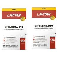 Kit 2 Lavitan Vitamina B12 + Complexo B Com 100 Cpr Cimed