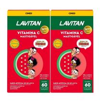 Kit 2 Lavitan Vitamina C Turma da Mônica Melância Cimed