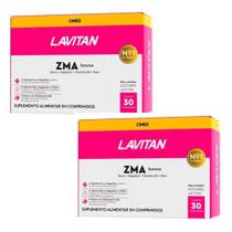 Kit 2 Lavitan ZMA Testo Femme Performance Mulher 30 comp
