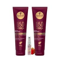 Kit 2 Leave in com Força Haskell Creme De Pentear 150gr + Presente Lourre 15ml