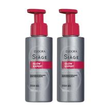 Kit 2 Leave In Finalizador Balm Glow Expert Capilar Anti Frizz 100ml Eudora Siàge