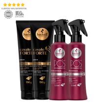 Kit 2 Leave In Haskell Cavalo Forte + 2 Pós Progressiva Kit 2 Leave In Haskell Cavalo Forte + 2 Pós Progressiva