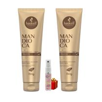 Kit 2 Leave in Haskell Creme De Pentear Cavalo Mandioca 150gr + Presente Lourre 15ml Kit 2 Leave in Haskell Creme De Pentear Cavalo Mandioca 150gr + Presente Lourre 15ml