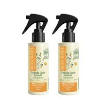 Kit 2 Leave In Protetor Térmico Finalizador Camomila e Girassol Cabelos Loiros 100ml Spray Bio Extratus