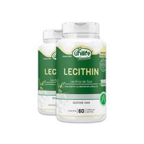 Kit 2 Lecitina de Soja Unilife 60 Cápsulas