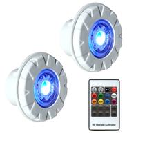 Kit 2 Led Refletores Rgb Para Piscina + Controladora E Fonte Kit 2 Led Refletores Rgb Para Piscina + Controladora E Fonte