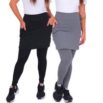 Kit 2 Legging Saia Feminina Moda Evangelica