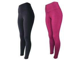 Kit 2 Legging Suplex Inverno Peluciada Cós Alto