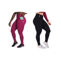 Kit 2 Leggings Fitness Insanity (Básica + Effort) Kit 2 Leggings Fitness Insanity (Básica + Effort)