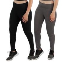 KIT 2 Leggings Fitness Suplex Lisa Academia - JinkingStore