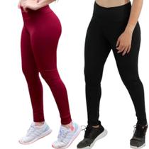 KIT 2 Leggings Fitness Suplex Lisa Academia