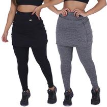 Kit 2 leggings saia moda evangelica - CLICK MAIS BONITA