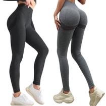 Kit 2 Leggins Hupana Empina Bumbum Sem Costura