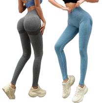 Kit 2 Leggins Hupana Empina Bumbum Sem Costura