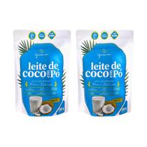 Kit 2 Leite de Coco em Pó 100% Puro Yamuna 200g Sem Lactose Kit 2 Leite de Coco em Pó 100% Puro Yamuna 200g Sem Lactose